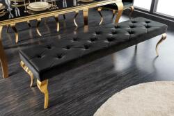 LuxD Design ülőpad Rococo 172 cm fekete / arany