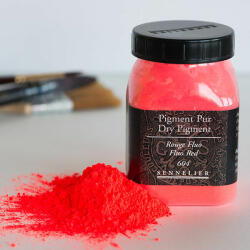 Sennelier pigment - 604, fluo red, 100 g