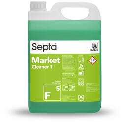 Septa Nagy teljesítményű folyadék padlótisztításhoz nagy létesítményekben SEPTA MARKETCLEANER 1 F5 5L
