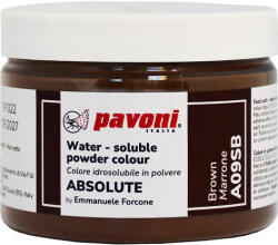 La Pavoni Colorant Alimentar Hidrosolubil Pudra ABSOLUTE, Maro fara E171, 50 g (A09SB)