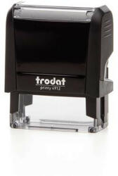 TRODAT Bélyegző, TRODAT "Printy 4912", fekete ház, fekete párnával (4912F) - bestoffice