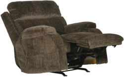  XL wellness fotel légpárnás masszírozással zöldesbarna szövet kárpittal raktárról - Refresher (Refresher-wellness-fotel)