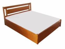 A+V Design Rubint plusz bükk ágyneműtartós ágykeret fix ráccsal 90x200