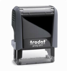 TRODAT Bélyegző, TRODAT "Printy 4911", fekete ház, kék párnával (4911F/K)