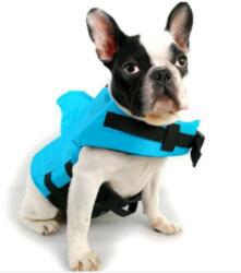  Cápauszonyos mentőmellény kutyák számára M-es (8-22 kg), kék
