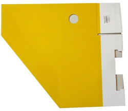 PD Office Iratpapucs karton összehajtható pd A/4 10 cm gerinccel karton sárga (RND_SARGA)