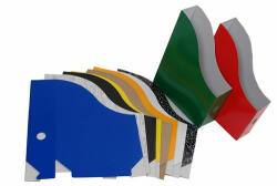 PD Office Iratpapucs karton összehajtható pd A/4 10 cm gerinccel karton kék (RND_KEK)