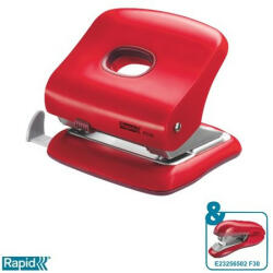 RAPID Lyukasztó, kétlyukú, 30 lap, RAPID "FC30", meggyvörös (23639403) - bestoffice