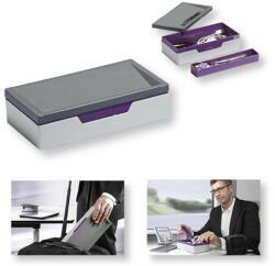 DURABLE Rendszereződoboz Durable Varicolor 122x62x235 mm szürke-lila (761212)