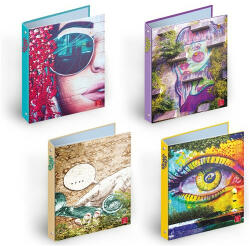 Pigna Gyűrűs könyv Pigna Road Art A/4 4 gyűrűs 30 mm gerinccel (023117430) - papir-bolt