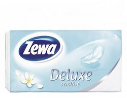 Zewa Papírzsebkendő ZEWA Deluxe 3 rétegű 90db-os Sensitive/Blossom Moments (53660)