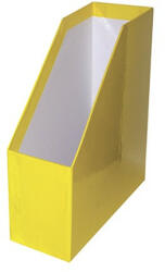 PD Office Iratpapucs karton merev falú pd A/4 9 cm gerinccel fóliás citromsárga (K1008410)