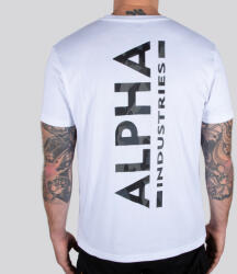 Alpha Industries Backprint T Camo Print - white/black camo