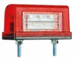  Lampă de înmatriculare cu LED roșu mic