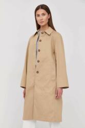 Victoria Beckham kabát női, bézs, átmeneti, oversize - bézs 34