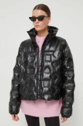 Hugo rövid kabát női, fekete, téli - fekete M - answear - 76 990 Ft