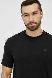 Guess t-shirt HEDLEY fekete, férfi, sima, Z2YI12 JR06K - fekete L