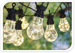 4-Home Lanț luminițe Bulbs, 80 LED