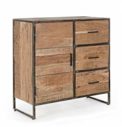Bizzotto Comoda lemn maro otel Elmer 90x40x90 cm (0746312) Comoda