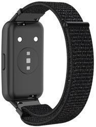 gigapack Pótszíj (egyedi méret, nylon, tépőzáras, légáteresztő) FEKETE Huawei Band 7 (GP-126407)