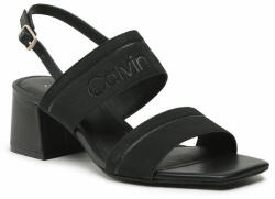 Calvin Klein Szandál Squared Blk Hl Sandal 45 He HW0HW01635 Fekete (Squared Blk Hl Sandal 45 He HW0HW01635)