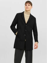 JACK & JONES Gyapjú kabát 12239008 Fekete Regular Fit (12239008)