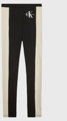 Calvin Klein Jeans Leggings Colour Block Monogram IG0IG01695 Fekete Slim Fit (Colour Block Monogram IG0IG01695)