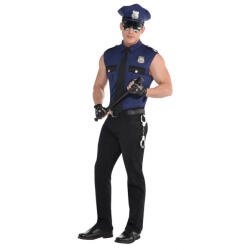 Amscan Constum bărbați - Polițist Sexy Mărimea - Adult: XXL