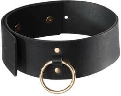 Bijoux Indiscrets Zgarda cu lesa MAZE - Wide choker with leash black