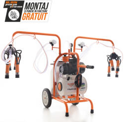 RURIS Aparat de muls vaci Ruris FAGARAS LACT 801, 2 posturi si 1 bidon aluminiu 40 litri (lact80115)