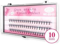 Clavier Gene false, C, 10 mm - Clavier Pink Silk Green Eyelash 60 buc