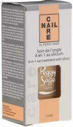 Peggy Sage Tratament pentru îngrijirea unghiilor 4 în 1, cu siliciu - Peggy Sage 4-in-1 Nail Treatment With Silicon 11 ml