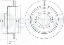 DELPHI Disc frana DELPHI BG4275 - automobilus