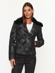 GUESS Báránybőr kabát New Olivia W3BL31 WFQZ0 Fekete Regular Fit (New Olivia W3BL31 WFQZ0)