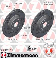 ZIMMERMANN Disc frana ZIMMERMANN BLACK Z 100.3309. 53 (100.3309.53)