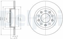 DELPHI Disc frana DELPHI BG4315 (BG4315) - automobilus