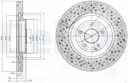 DELPHI Disc frana DELPHI BG9876 (BG9876)