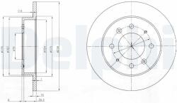 DELPHI Disc frana DELPHI BG4017 (BG4017) - automobilus