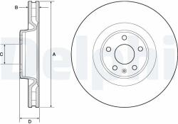 DELPHI Disc frana DELPHI BG9172C (BG9172C) - automobilus