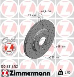 ZIMMERMANN Disc frana ZIMMERMANN SPORT Z 100.3313. 52 (100.3313.52)