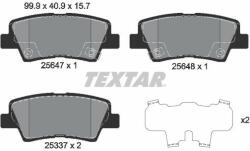 TEXTAR set placute frana, frana disc TEXTAR Q+ 2564701 (2564701)