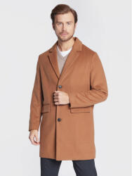 Benetton Gyapjú kabát 2YDTUN012 Barna Regular Fit (2YDTUN012)