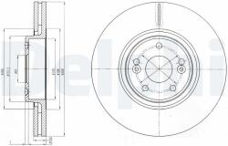 DELPHI Disc frana DELPHI BG4167 (BG4167)