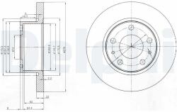 DELPHI Disc frana DELPHI BG3752 (BG3752)