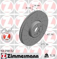 ZIMMERMANN Disc frana ZIMMERMANN SPORT Z 150.2981. 52 (150.2981.52)