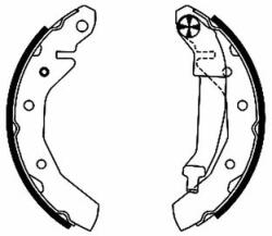 TEXTAR Set saboti frana TEXTAR 91054000 - automobilus