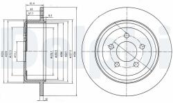 DELPHI Disc frana DELPHI BG4159