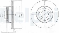 DELPHI Disc frana DELPHI BG4023 (BG4023) - automobilus