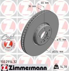 ZIMMERMANN Disc frana ZIMMERMANN FORMULA F 150.2914. 32 (150.2914.32)