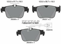 TEXTAR set placute frana, frana disc TEXTAR Q+ 2620603 (2620603)